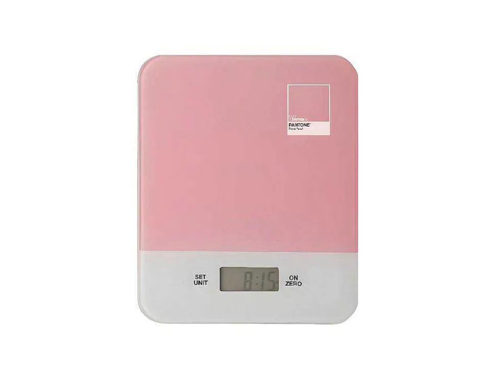 Pantone Weegschaal, Roze, 18,5X2X22,5 Cm, Bimar