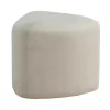 Peg Poef, Hocker O46Cm Velours Wit.