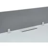 6 Persoons Bureau Bank - Wit - L140 Cm - Met Tussenschotten - Downtown