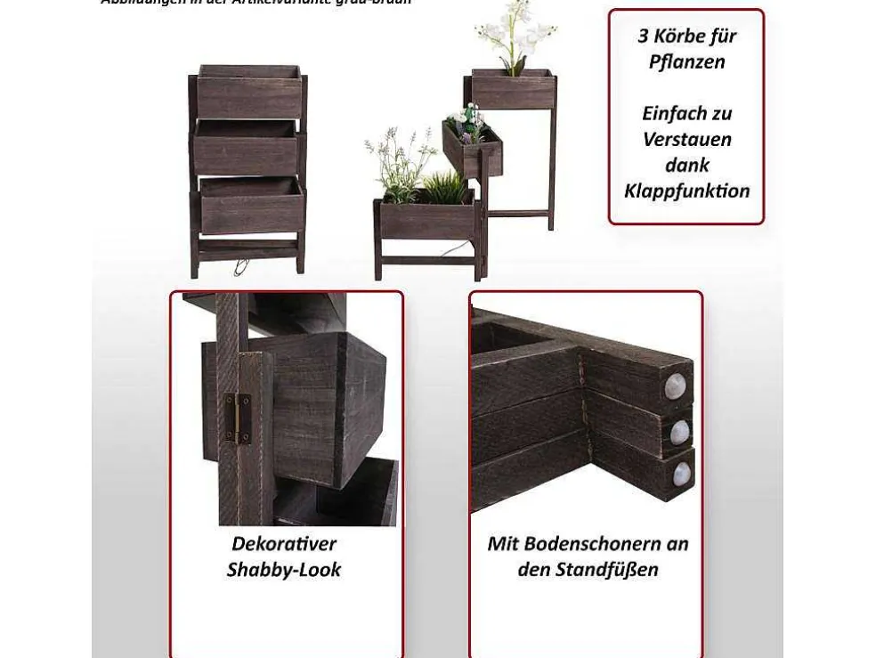 Plantenrek Staand Rek, Wit