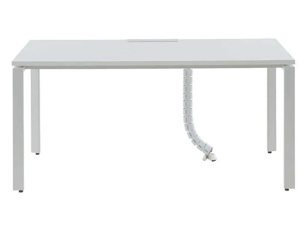 Professioneel Bureau Voor 1 Persoon - Wit - L120 Cm - Downtown