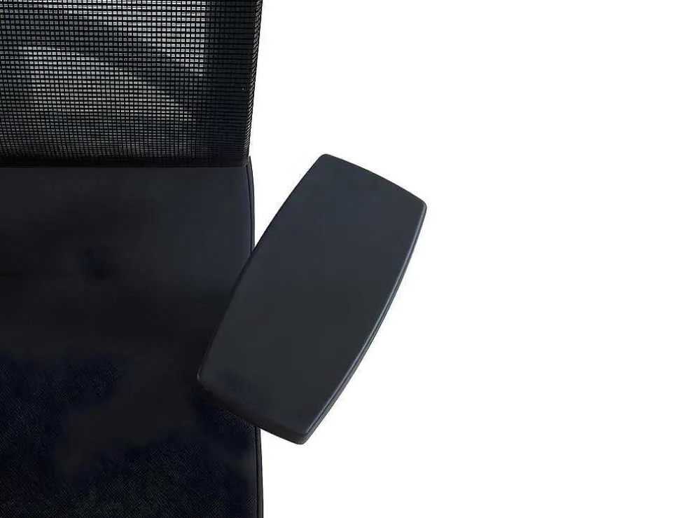 Professionele Ergonomische Bureaustoel - Met Hoofdsteun - Stof - Zwart - Wallstreet