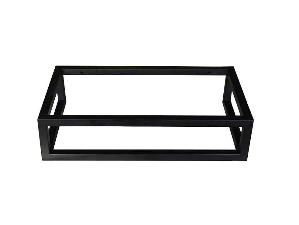 Rechthoekige Hangende Wastafel Met Drager - L40 X B22 Cm - Uchami