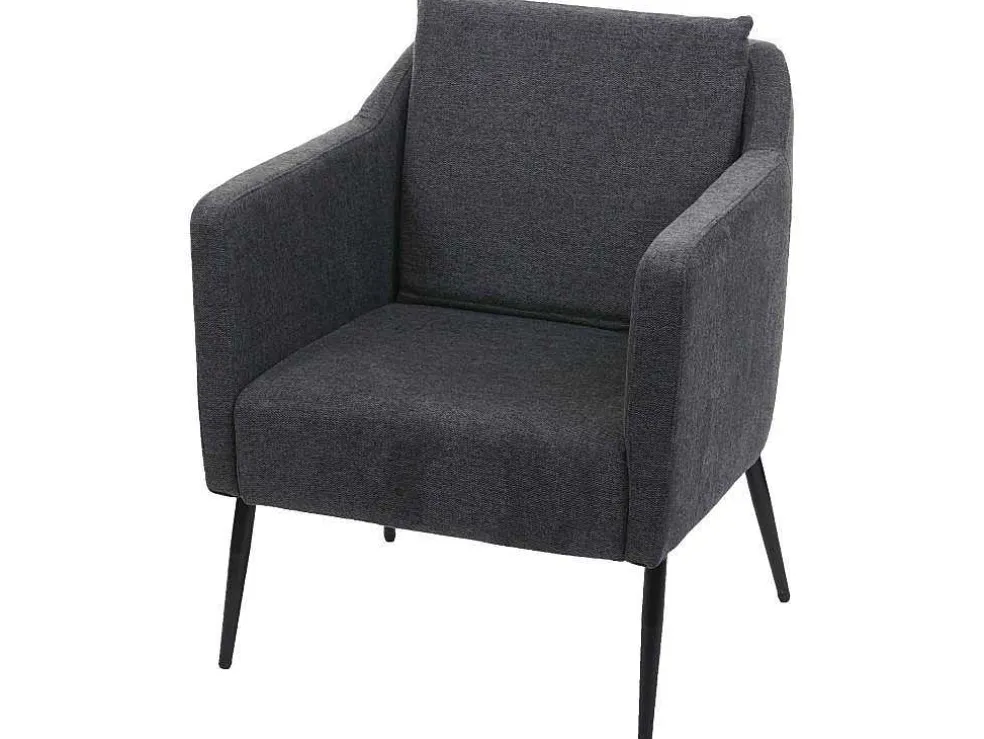Relaxfauteuil Mcw-H93A, Stof/Textiel Donkergrijs