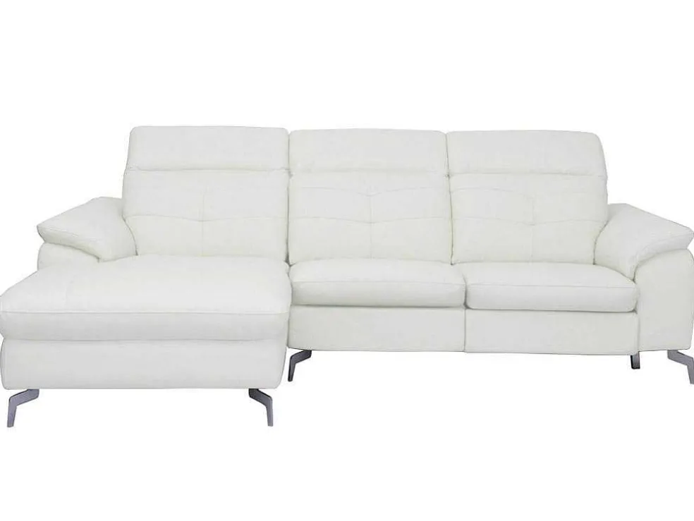 Relax Hoekbank Elektrisch Van Buffelleer Lismore - Wit - Hoek Links