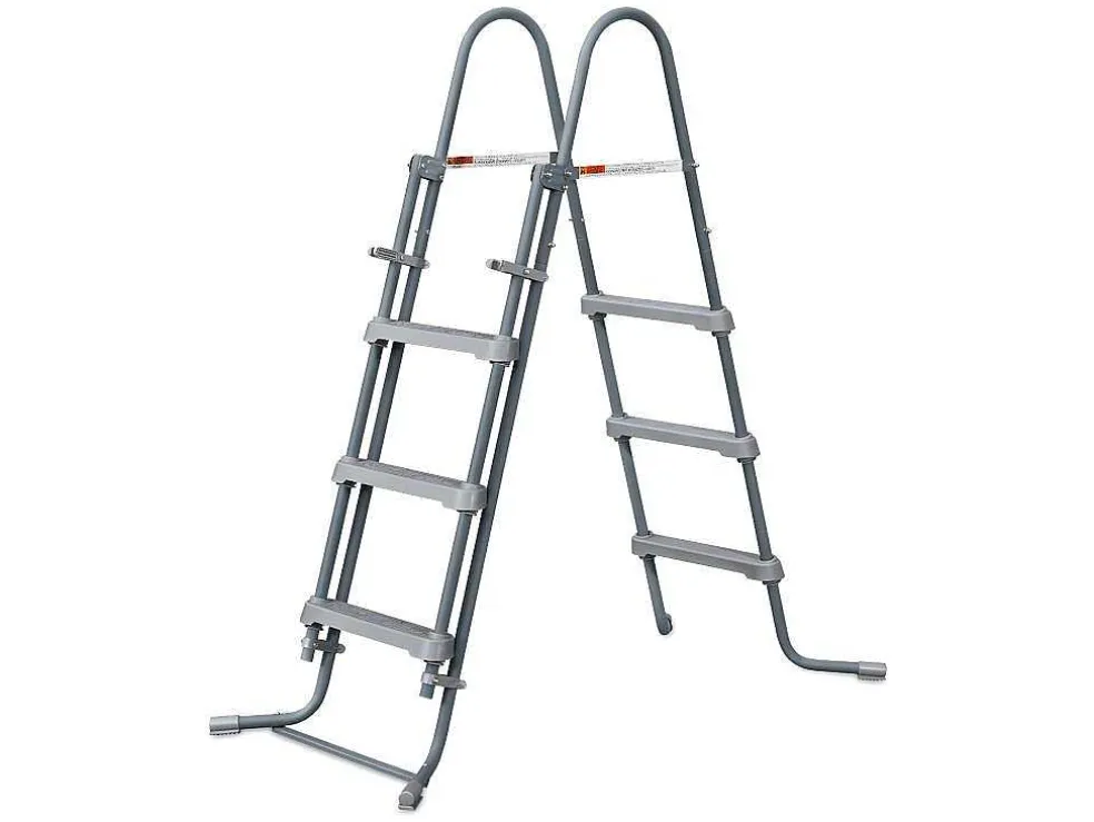 Rond Grijs Buizenzwembad Met Filterpomp Met Patroon - D427 X H107 Cm - Nisoka