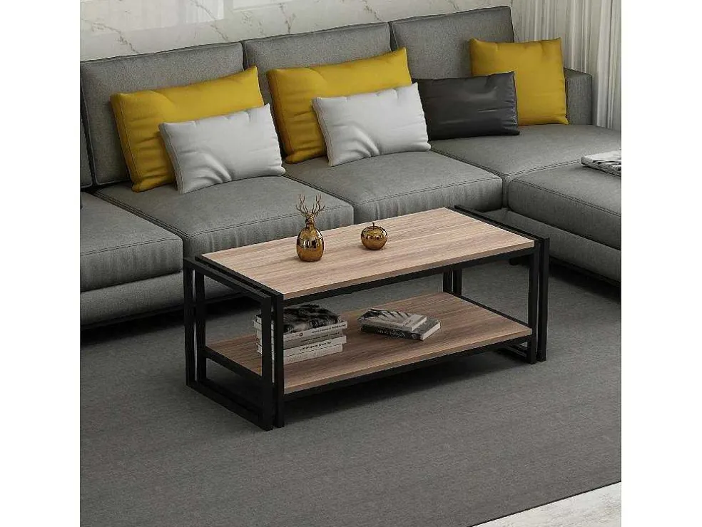 Salontafel Carmela, Walnoten, 102X45X40 Cm, Epikasa
