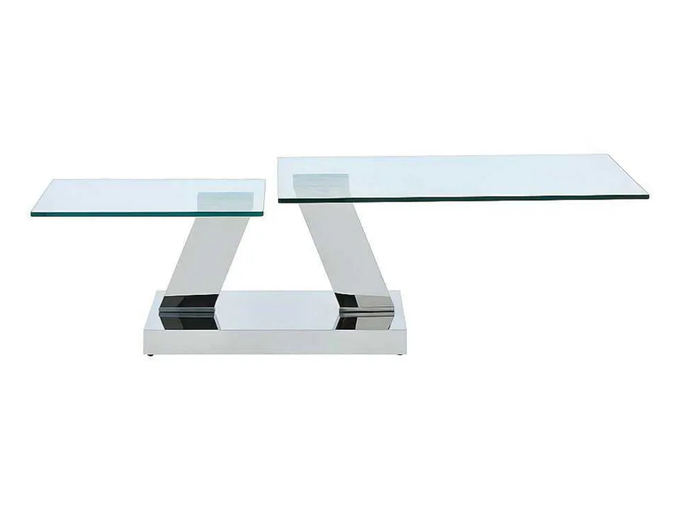 Salontafel Met Draaiblad Oyrus - Gehard Glas & Metaal
