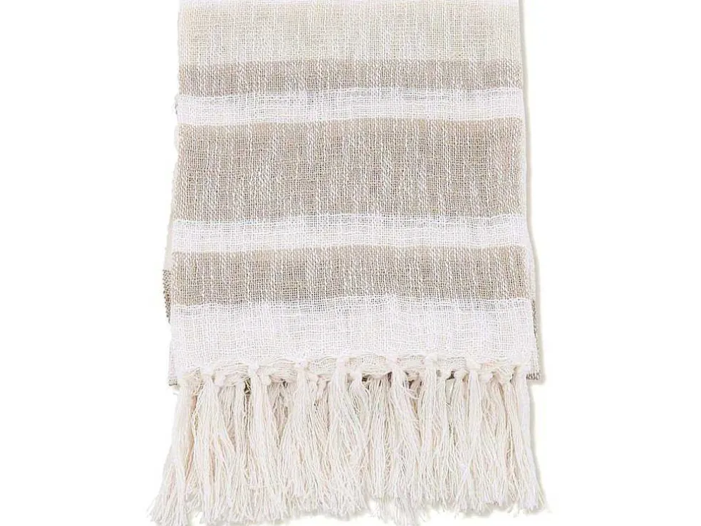 Sandy Plaid 170X130Cm Beige.