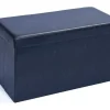 Sanne Opbergdozen Voetenbank Met Deksel, Zwart.