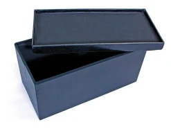 Sanne Opbergdozen Voetenbank Met Deksel, Zwart.
