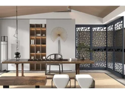 Scheidingswand Verzinkt Staal L88 X H245 Cm Antraciet - Verstelbare Hoogte - Tirodi