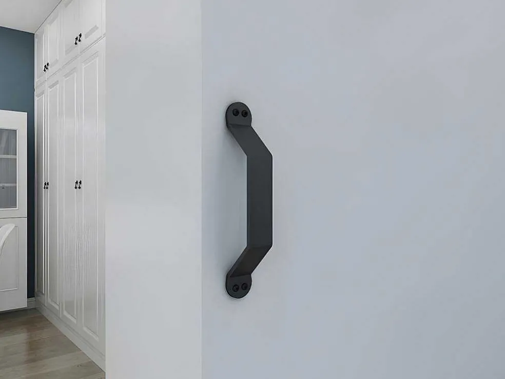 Schuifdeur Varin - H205Cm X L83Cm - Mdf + Wit Pvc