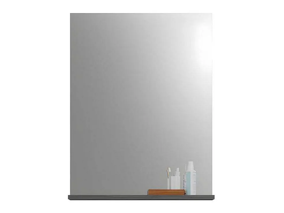 Scout Spiegel Bad 60Cm 1 Plank Hoog Glans Wit,Rookkleurig.