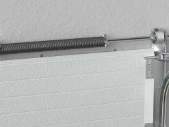 Sectionale Garagedeur Houteffect Wit Met Motor - Prieta