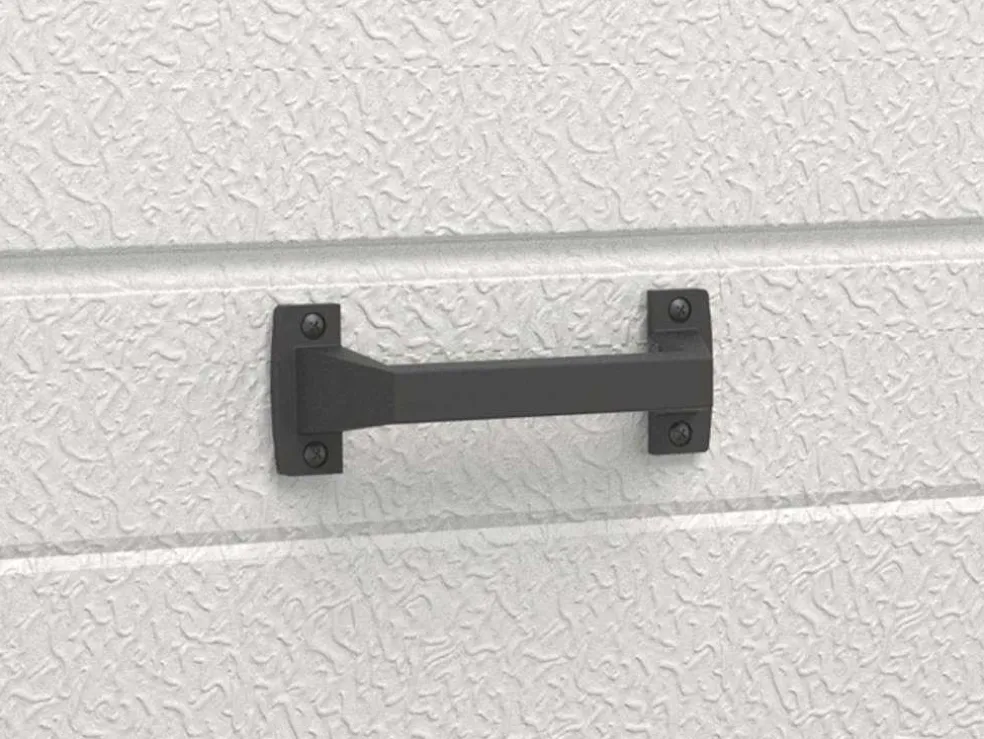 Sectionale Garagedeur Houteffect Wit Met Motor - Prieta