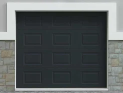 Sectionale Garagedeur Met Antraciet Cassette En Motor - Caopas