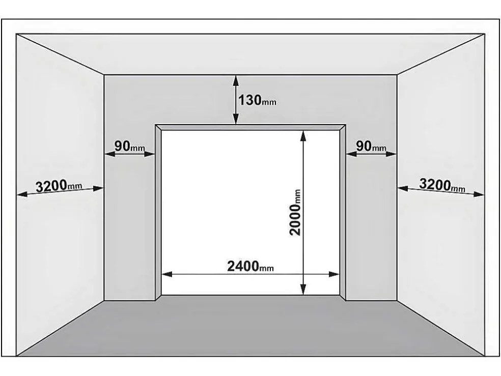 Sectionale Garagedeur Met Glad Effect En Centrale Loopdeur In Antraciet Met Motor - Lavega