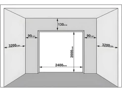 Sectionale Garagedeur Met Glad Effect En Centrale Loopdeur In Antraciet Met Somfy Motor - Lavega