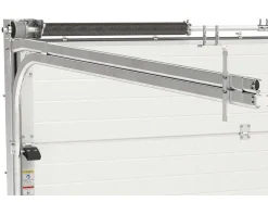 Sectionale Garagedeur Met Somfy Motor Met Centrale Antraciet Loopdeur - Caopas