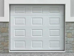 Sectionale Garagedeur Met Witte Cassette En Somfy Motor - Caopas
