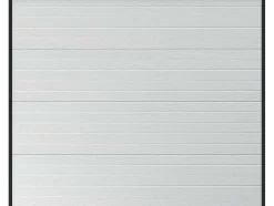 Sectionale Garagedeur Met Wit Groefeffect En Somfy Motor - Noria