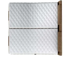 Set Boxspring Hoofdbord + Elektrische Bedbodem + Matras + Topmatras Castel Van Palacio - 2X90X200Cm - Beige Stof