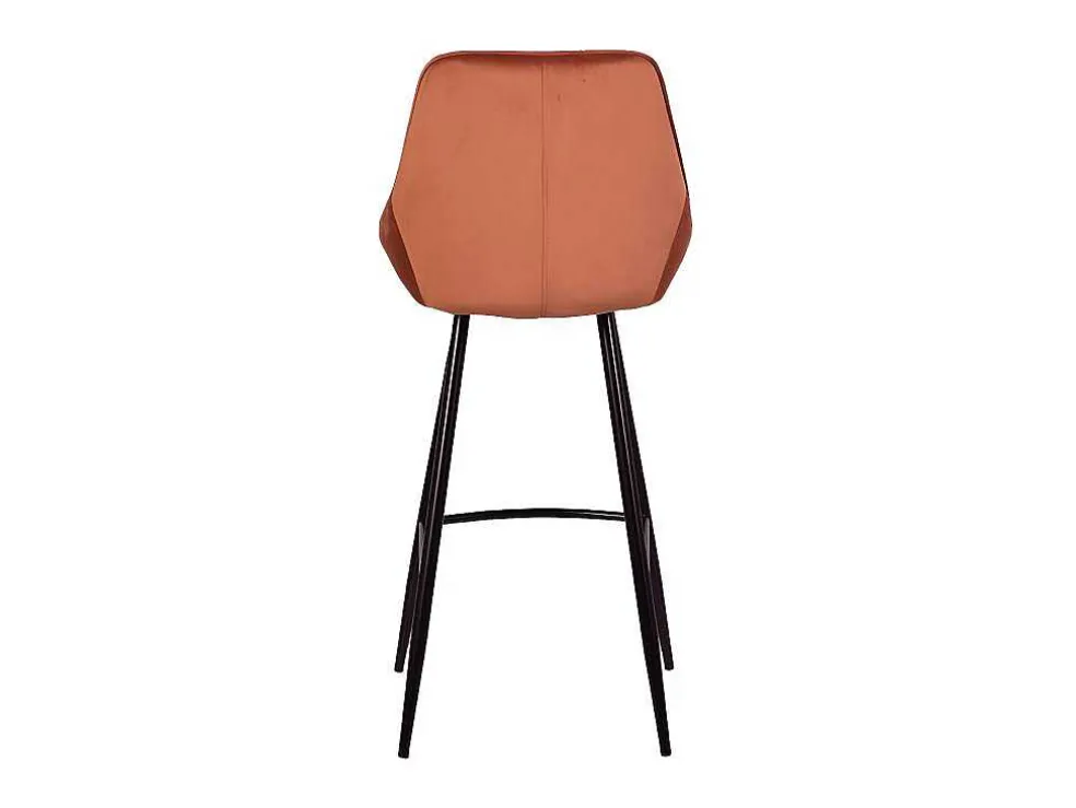 Set Van 2 Barkrukken - Fluweel - Terracotta - Masurie