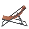 Set Van 2 Chileense Ligstoelen Van Aluminium - Terracotta - Anilio Van Mylia