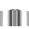 Set Van 2 Douchewandpanelen In Aluminium Inclusief Profielen - L90 Cm X L120 Cm X H210 Cm - Itziar