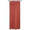 Set Van 2 Gordijnen Van Katoen En Linnen - 140 X 280 Cm - Terracotta - Borina
