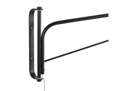 Set Van 2 Hangende Wandlampen - Metaal - L65 X D10 X H25 Cm - Zwart En Koperkleurig - Colwood.