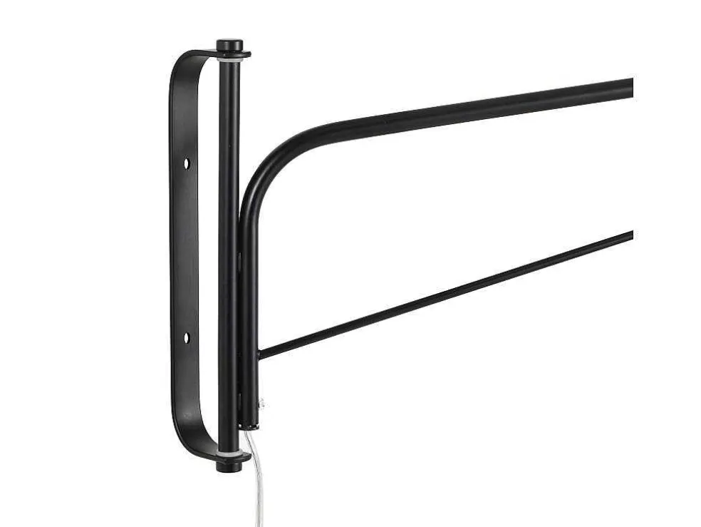 Set Van 2 Hangende Wandlampen - Metaal - L65 X D10 X H25 Cm - Zwart En Koperkleurig - Colwood.