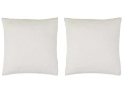 Set Van 2 Katoenen Kussens Met Bloemmotief - 45 X 45 Cm - Veelkleurig - Bariola