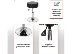 Set Van 2 Krukken Mcw-C22, Imitatie Suede, Vintage Grijs