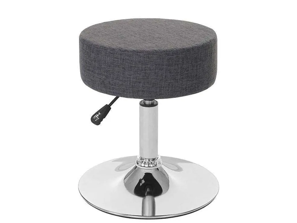 Set Van 2 Krukken Mcw-C22, Textiel, Grijs