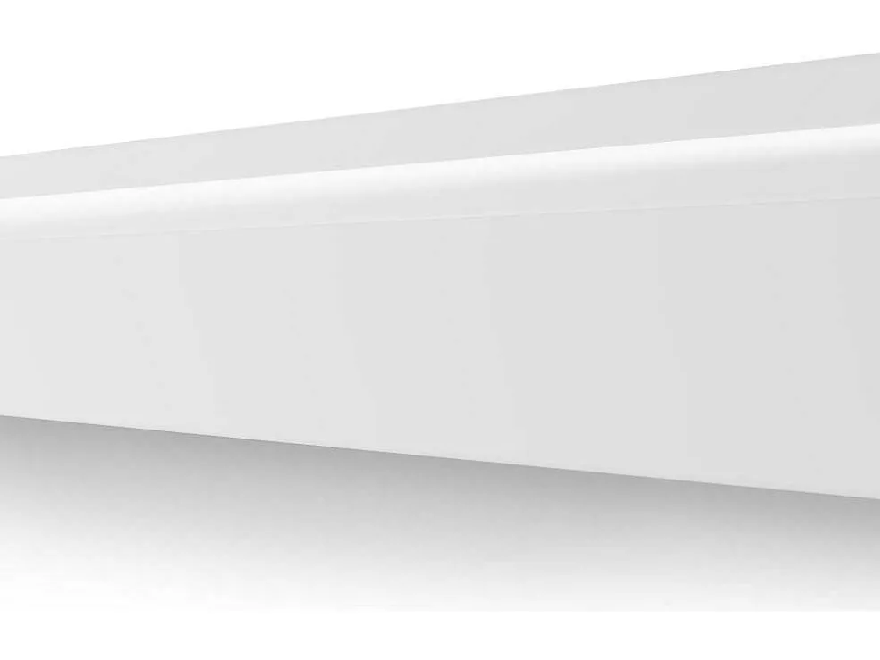 Set Van 3 Plinten Van Polystyreen L290 X H12 Cm Wit - Ateno
