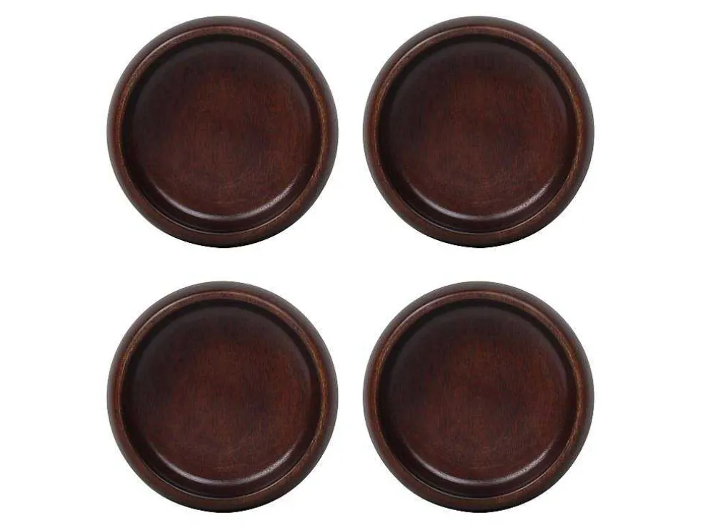 Set Van 4 Schaaltjes - D13 X H4 Cm - Mangohout - Naturel - Valisa