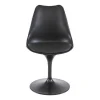 Set Van 2 Stoelen In Polypropeen, Kunstleer En Metaal - Zwart - Xafy
