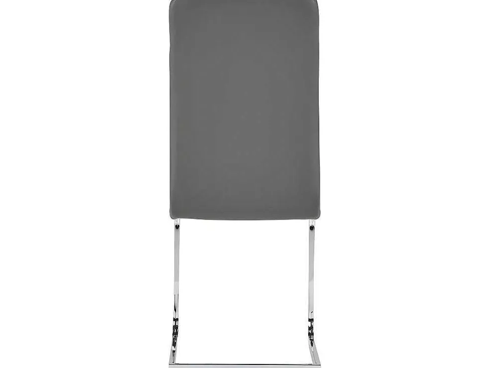 Set Van 4 Stoelen Lirica - Grijs Kunstleer