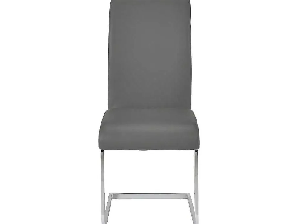 Set Van 4 Stoelen Lirica - Grijs Kunstleer