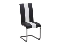 Set Van 4 Stoelen Trinity Van Kunstleer - Zwart En Wit - Van Pascal Morabito