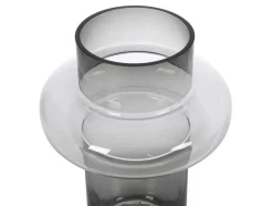 Set Van 2 Vazen Van Getint Glas - D25 X H30 Cm - Glas - Gerookt Grijs - Valoit