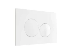 Set Voor Glanzend Witte Hang-Wc Met Voorwandsysteem En Bedieningsplaat - Javoine