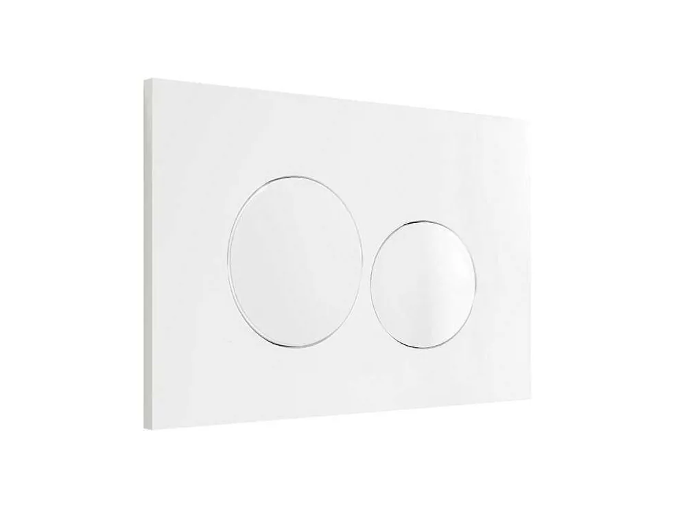 Set Voor Glanzend Witte Hang-Wc Met Voorwandsysteem En Bedieningsplaat - Javoine