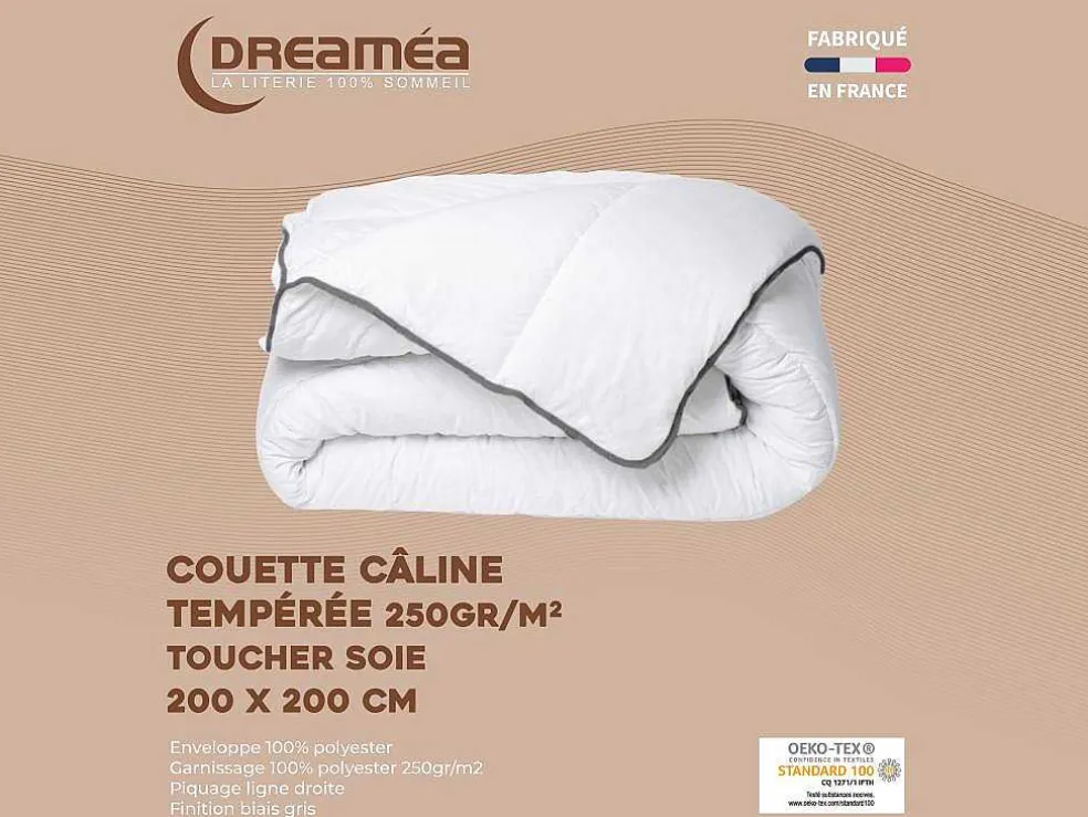 Set Zijdezacht Dekbed 200 X 200 Cm + 2 Hoofdkussens 60 X 60 Cm - Wit - Biesya