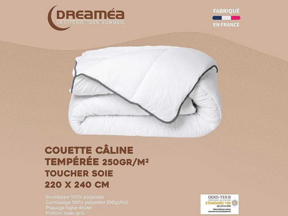 Set Zijdezacht Dekbed 220 X 240 Cm + 2 Hoofdkussens 60 X 60 Cm - Wit - Biesya