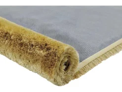 Shaggy Tapijt Glitter - 120 X 170 Cm - Goudkleurig