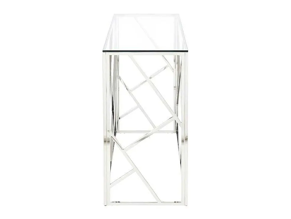 Sidetable Athena - Gehard Glas En Staal - Chroomkleurig - Van Pascal Morabito