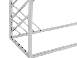 Sidetable Van Gehard Glas En Roestvrij Staal - Chroom - Simato - Van Pascal Morabito